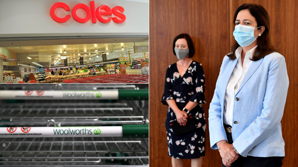 Coles and Woolworths supermarket shoppers issued COVID ...