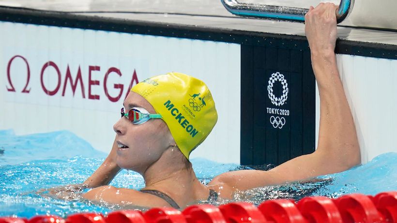 Emma McKeon breaks Olympic 100m freestyle record in Tokyo, Ariarne Titmus to challenge for third ...