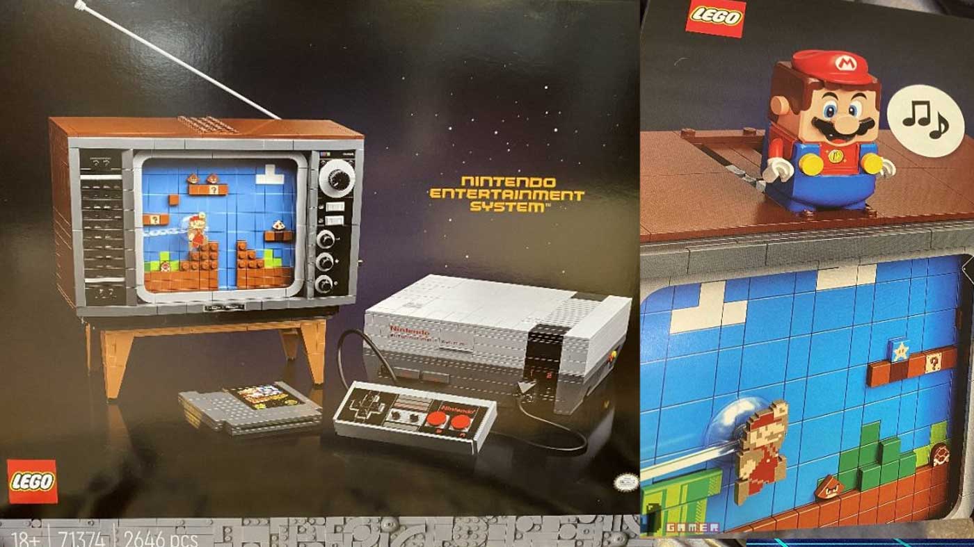 lego nintendo tv set