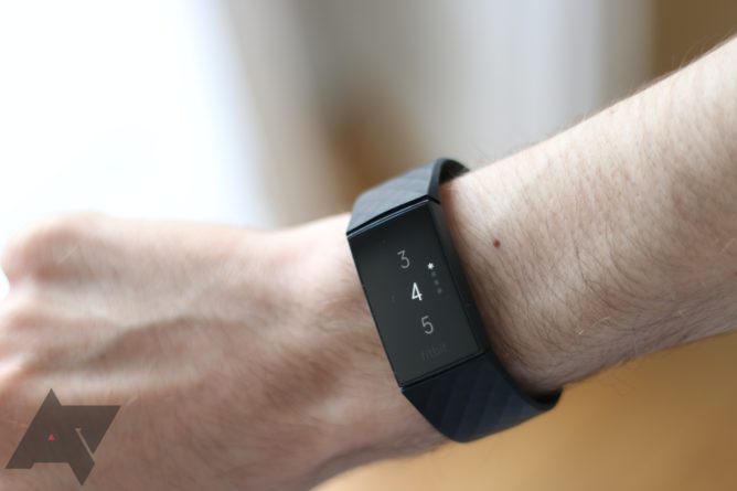 fitbit charge 3 screen timeout