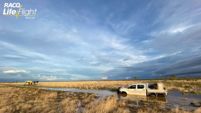 Father and 10-year-old son rescued from floodwaters near ...