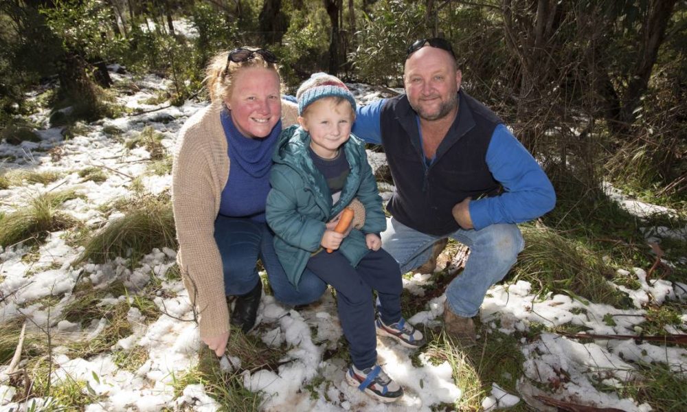 Nundle Hanging Rock Snow Snowy Conditions Bring Families Out To Spend Up Big In Local Towns The Northern Daily Leader Tamworth Online News