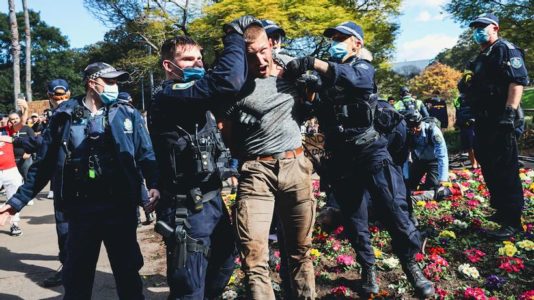 NSW Police warn 'anarchists' against second Sydney anti-lockdown protest - ABC News - @The Coal Face