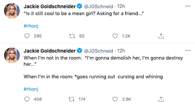 RHONJ Jackie Goldschneider Slams Teresa Giudice as a Mean Girl and Two-Faced