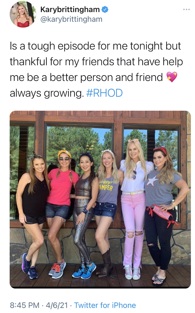 Kary Brittingham Says She's Growing After Rude Behavior on RHOD