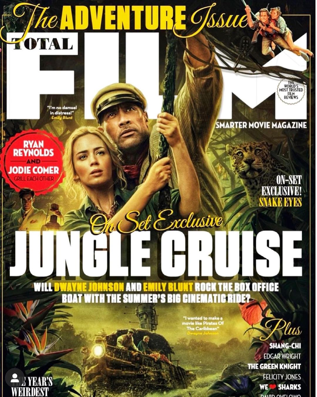 Very Cool Vintage Jungle Cruise Cover On Totalfilm Magazine Shot By Masistills The National