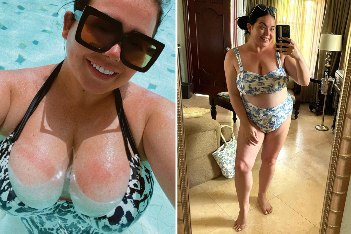 Scarlett Moffatt Puts On Eye Popping Display In Very Busty Bikini