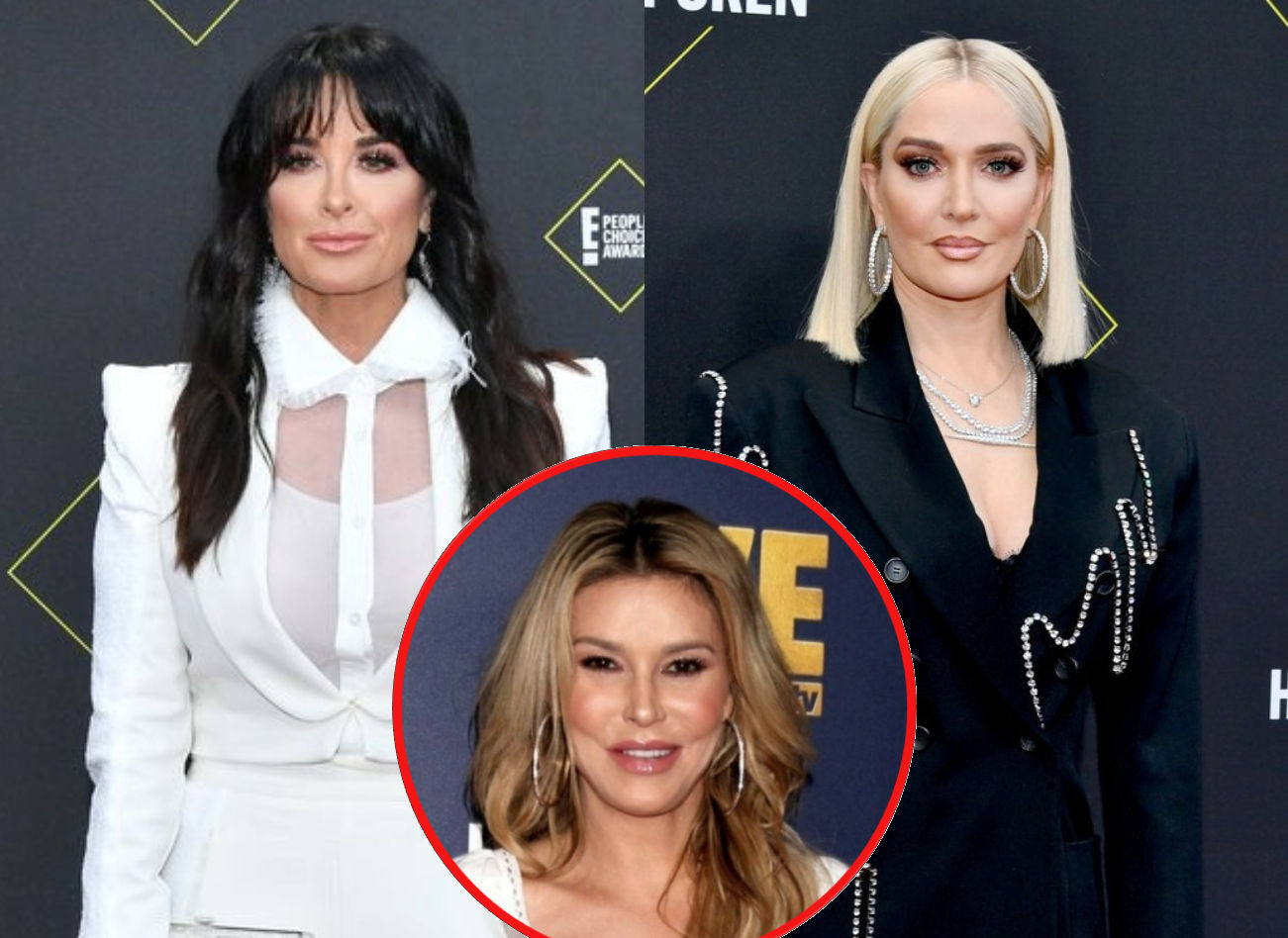 RHOBH's Kyle Richards Reveals Where She Stands With Erika Jayne After Mauricio and PK's Rant as Brandi Glanville Reacts to the 'Scary' Text Story