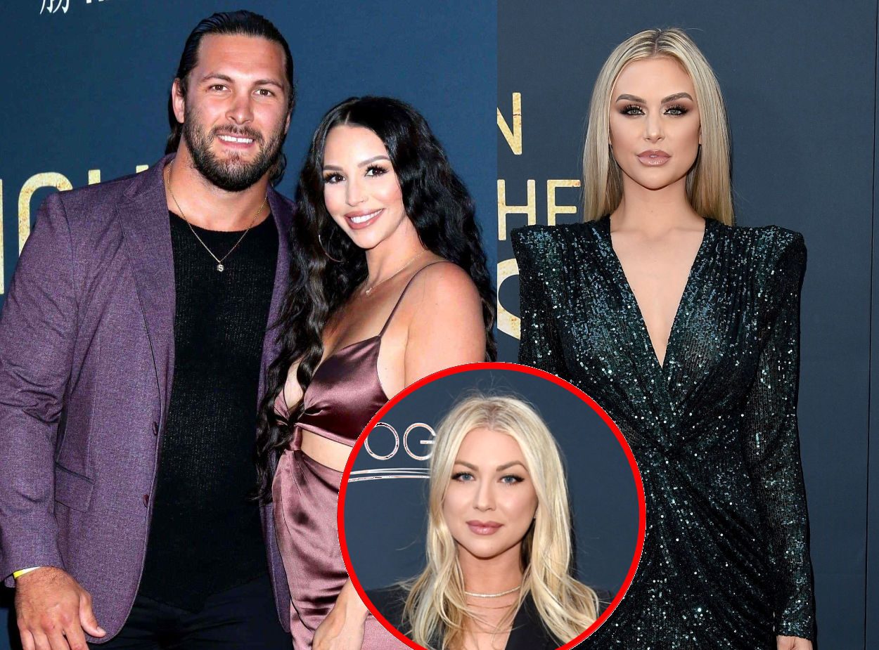 Pump Rules' Scheana Shay Shades Lala Kent as Brock Calls Her "Low" for Bringing Up Kids, Plus Scheana Offers Update on Stassi Schroeder Friendship
