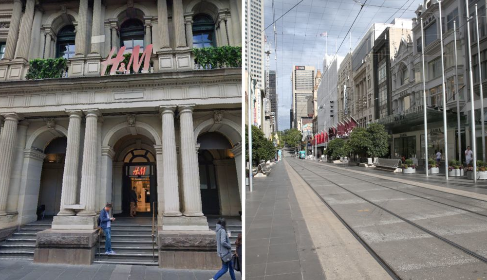 Cotton On Body and H&M stores in Melbourne's CBD among ...